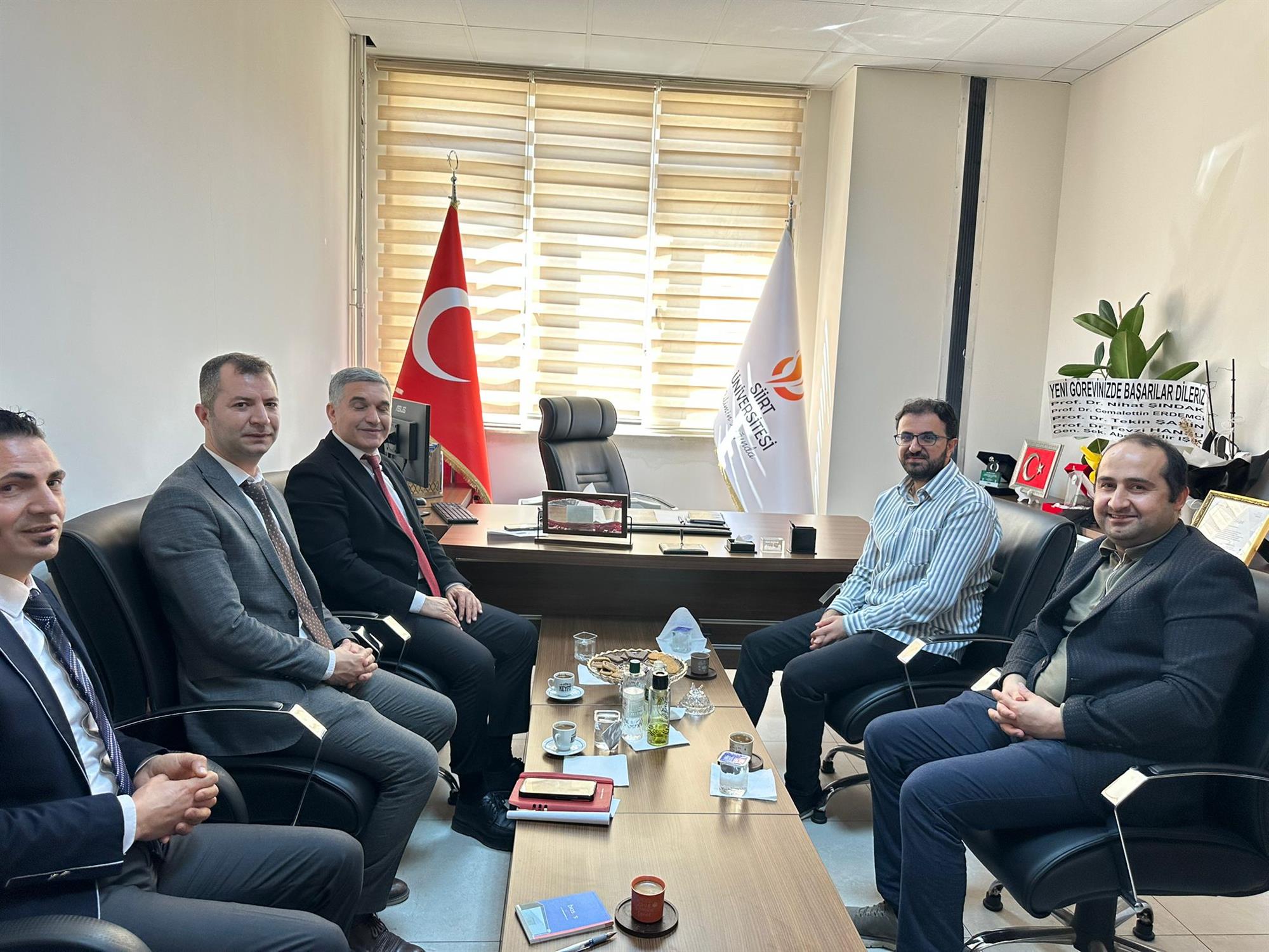 SİİRT İL KÜLTÜR VE TURİZM MÜDÜRLÜĞÜNDEN YÜKSEKOKULUMUZA NEZAKET ZİYARETİ