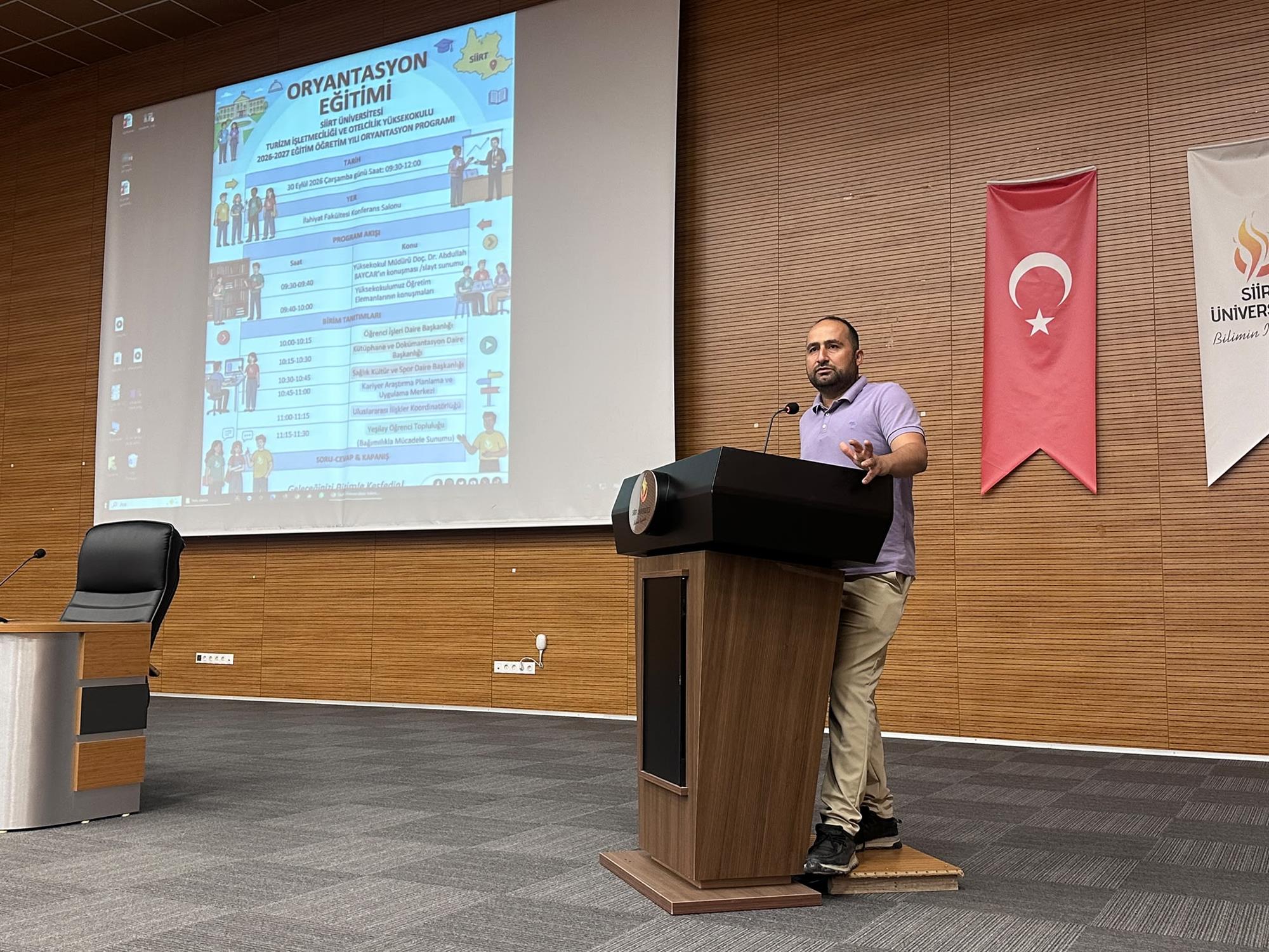 ORYANTASYON EĞİTİMİ PROGRAMI YAPILDI