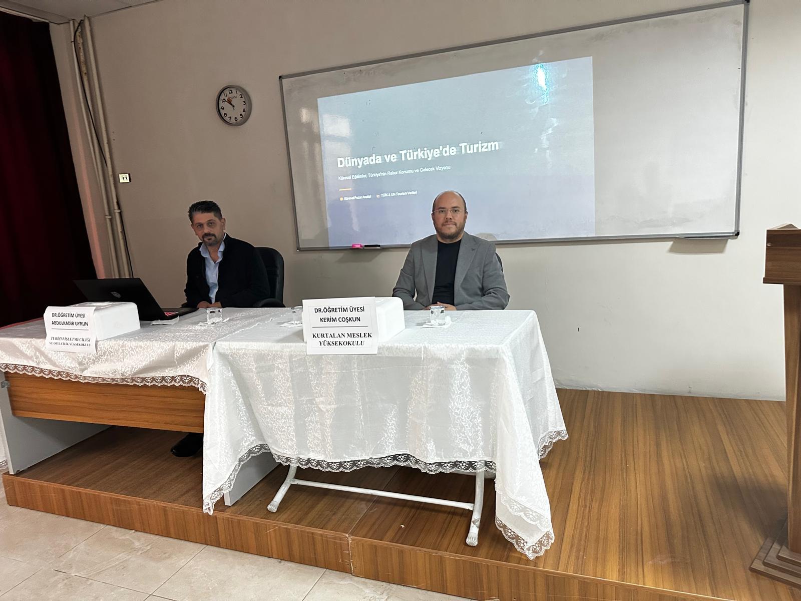 Dünya Turizm Günü Paneli Yapıldı