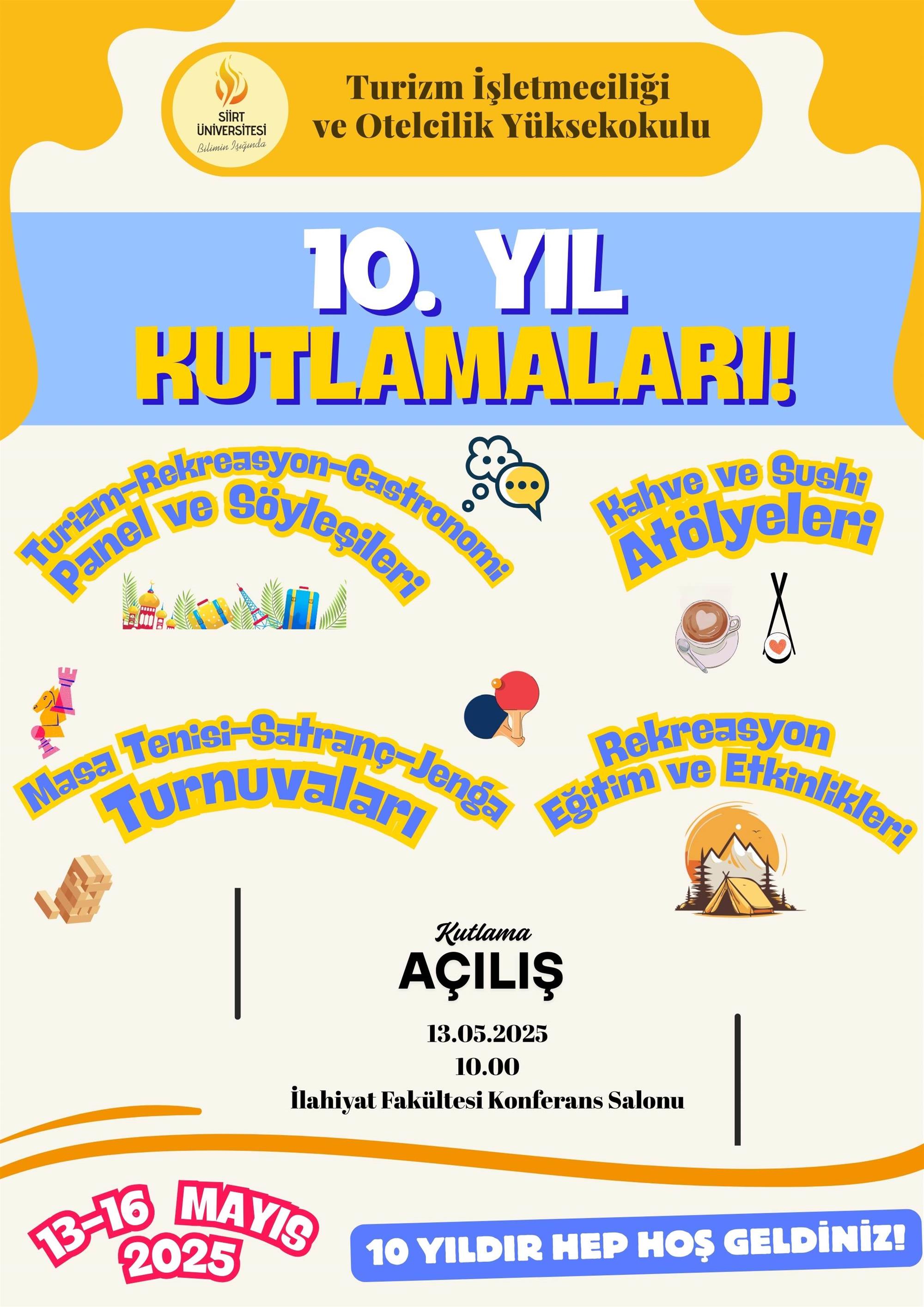 10. YIL KUTLAMALARI