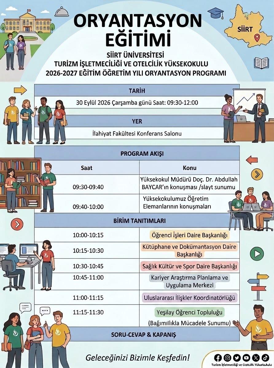 2026-2027 AKADEMİK YILI ORYANTASYON PROGRAMI